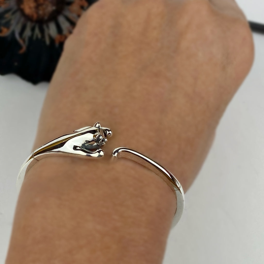 Leaping Panther Bangle - SBGL671