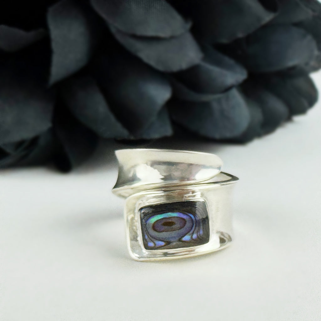 Abalone Wrap Ring - VR423