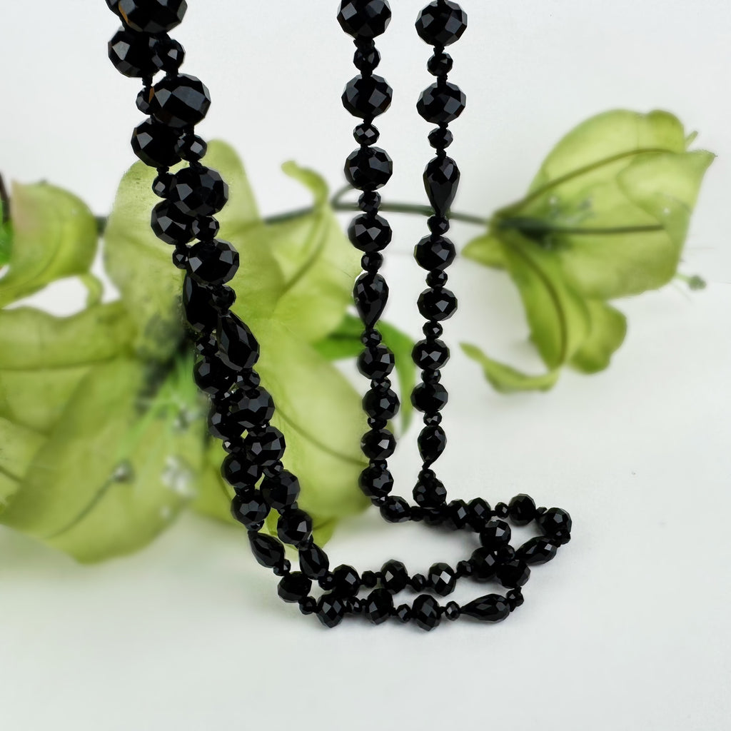 Jet Sparkle Necklace - VNKL255