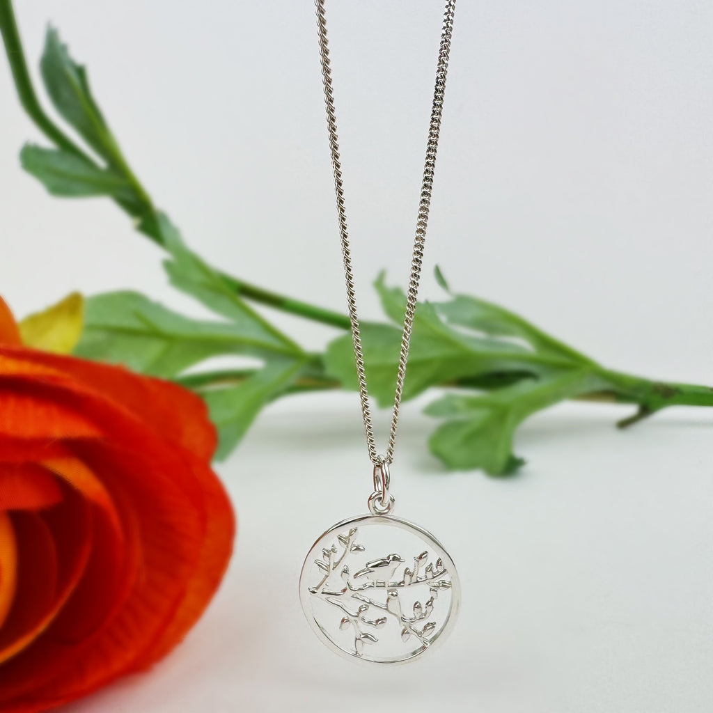 Silver Songbird Pendant - VP420