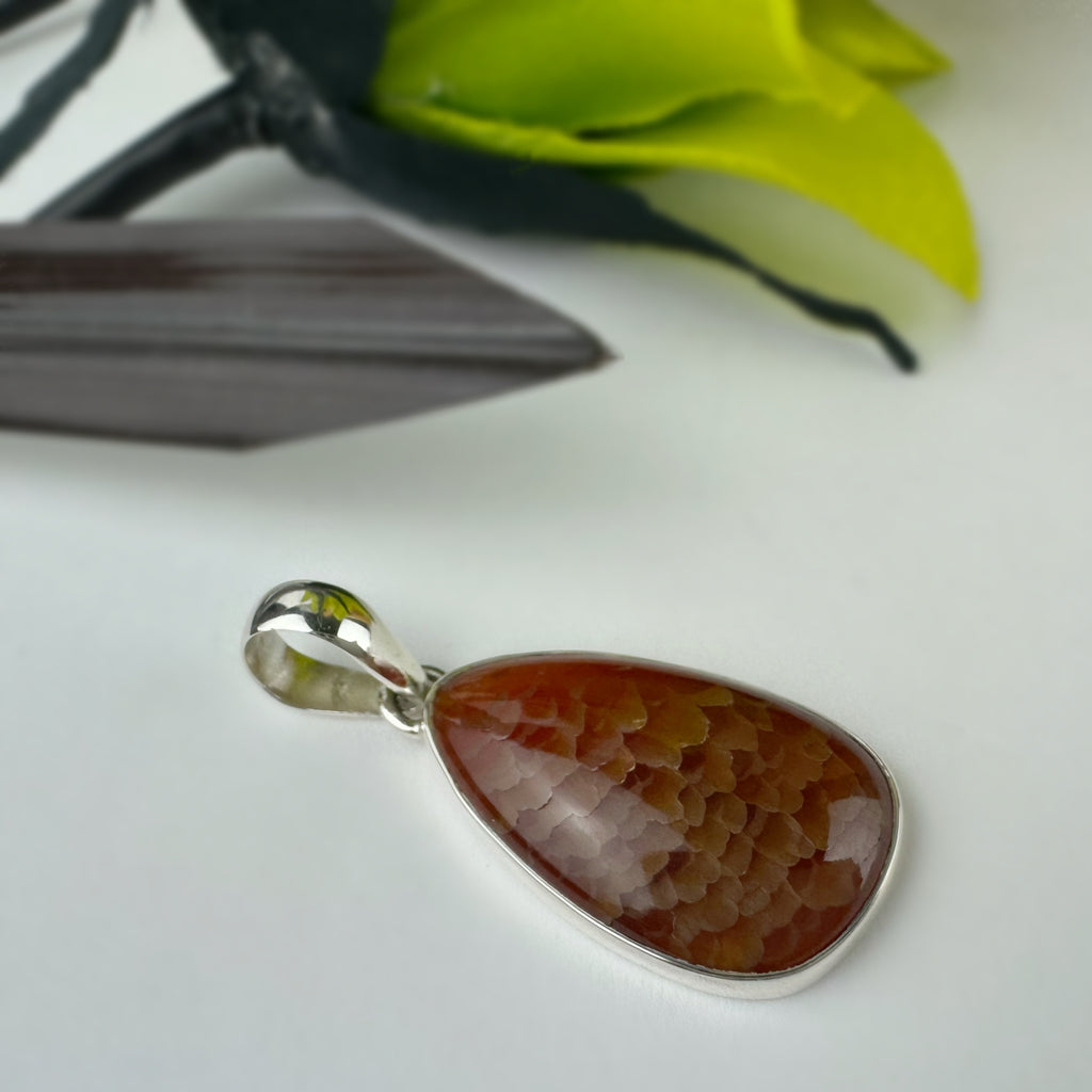 Fire Agate Pendant - VP435