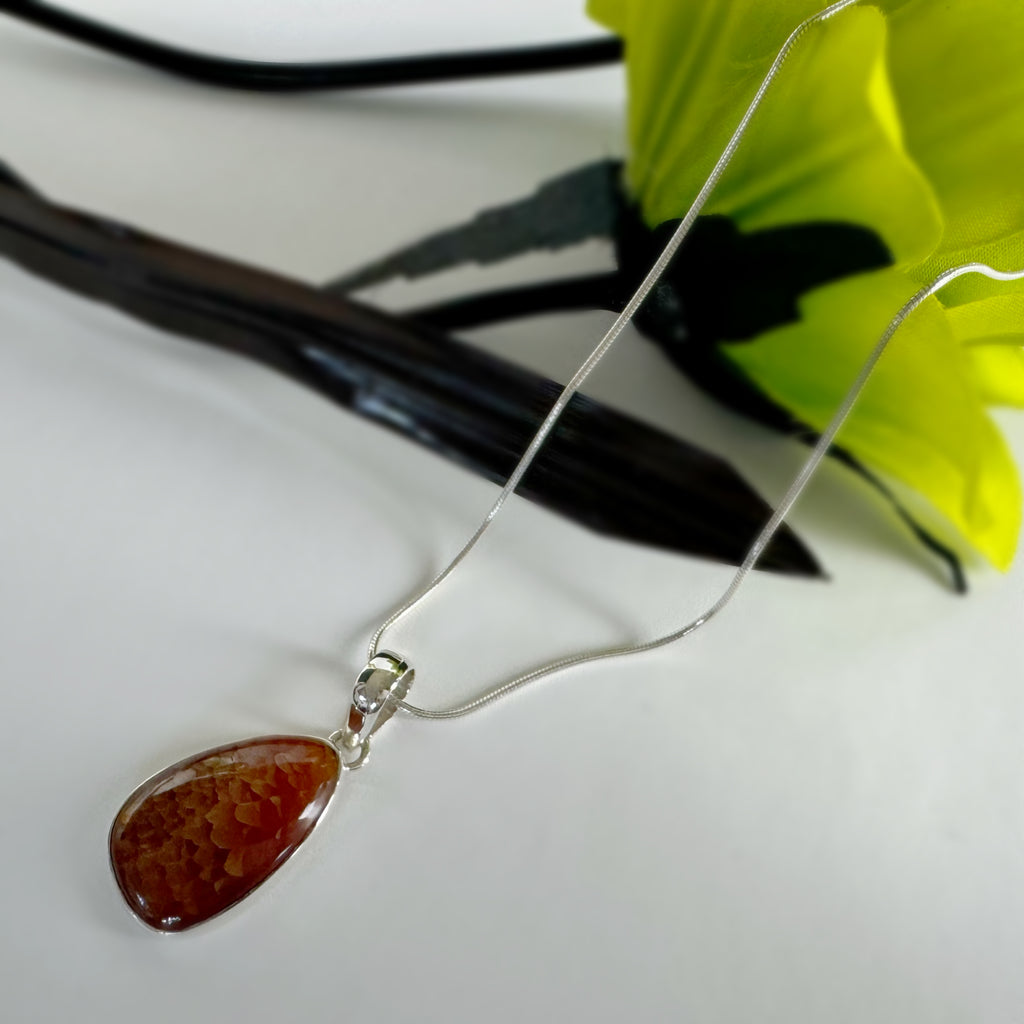 Fire Agate Pendant - VP435