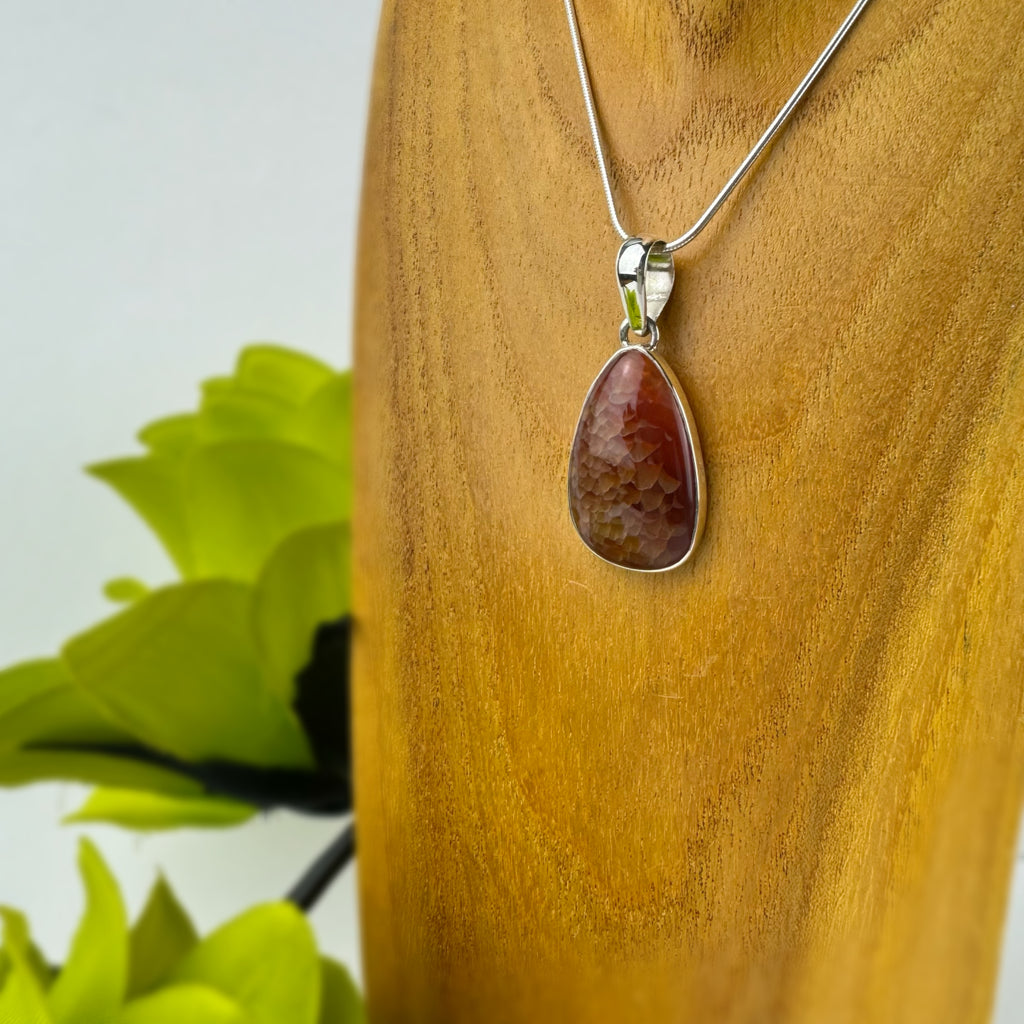 Fire Agate Pendant - VP435