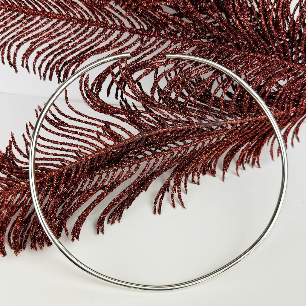 Silver Collar Necklace - VNKL289