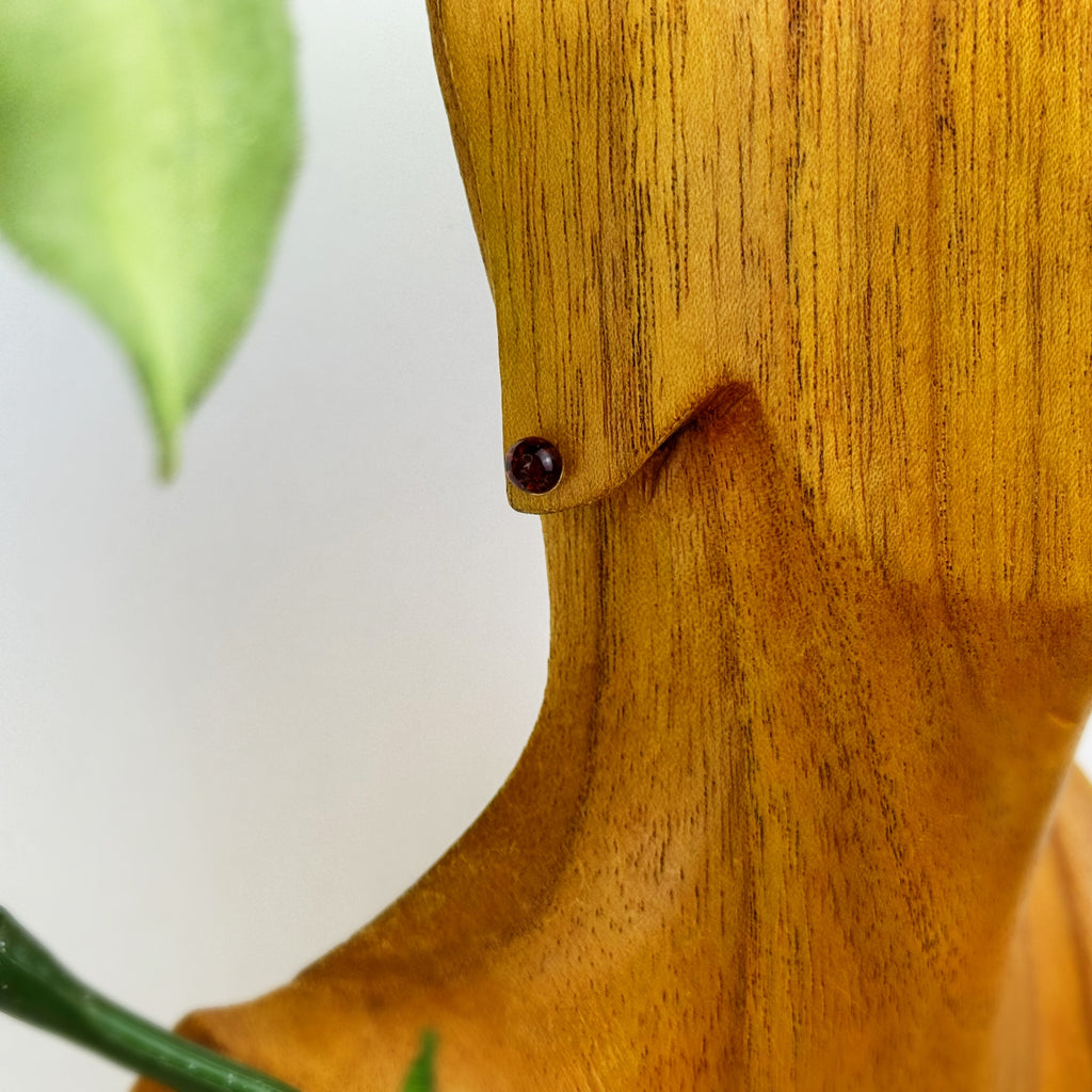 Amber Bubble Studs - VE111