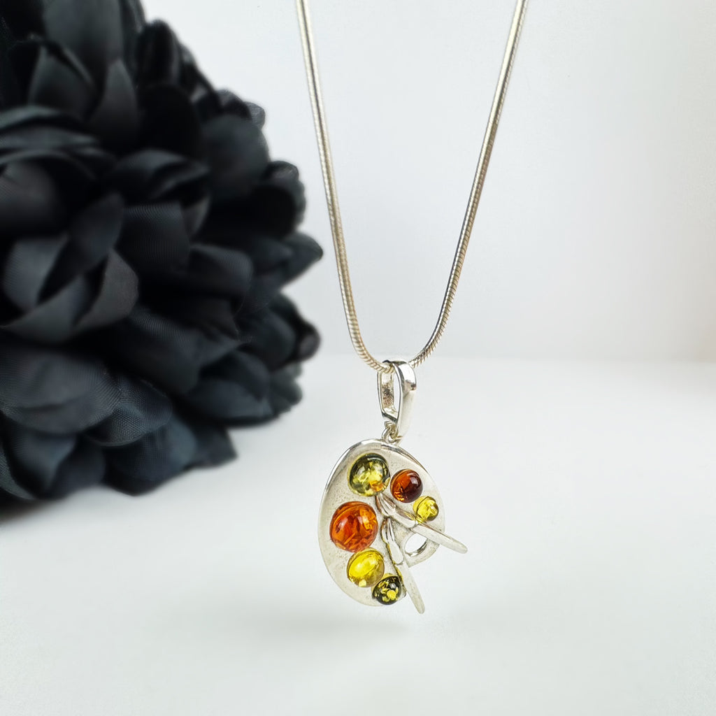 Paint Palette Pendant -VP464