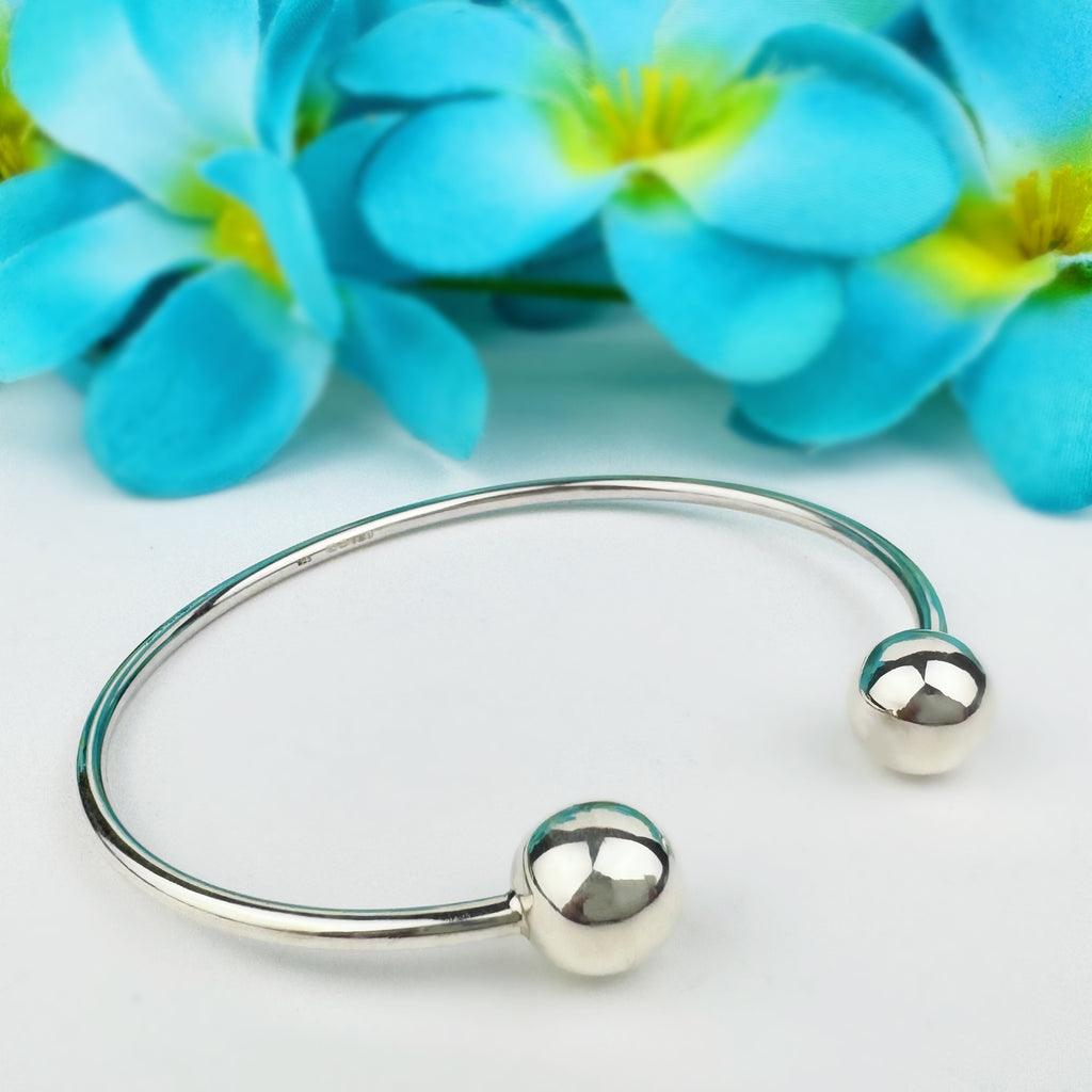 Silver Torque Bangle - VBGL168