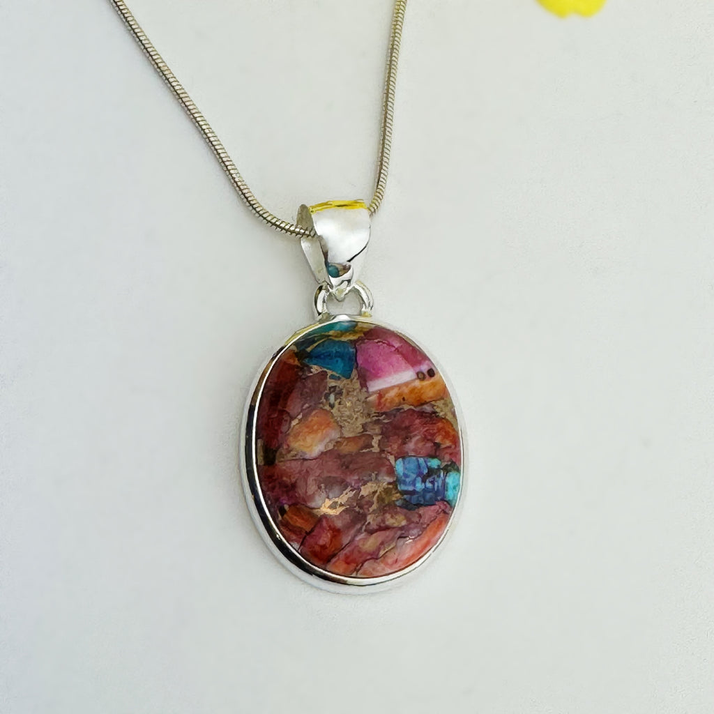 Patchwork Sunrise Pendant - VP442