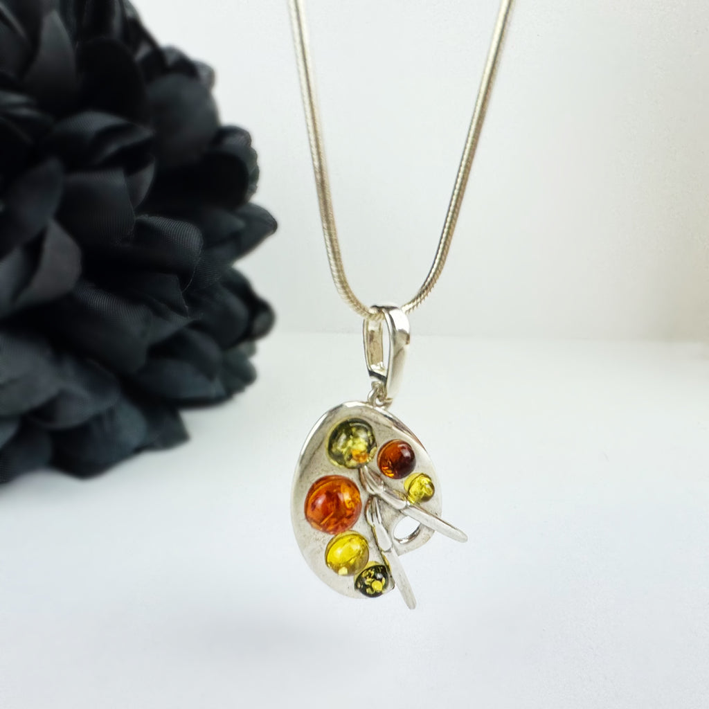 Paint Palette Pendant -VP464
