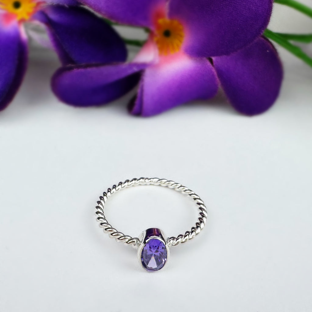 Purple Pip Ring - VR155