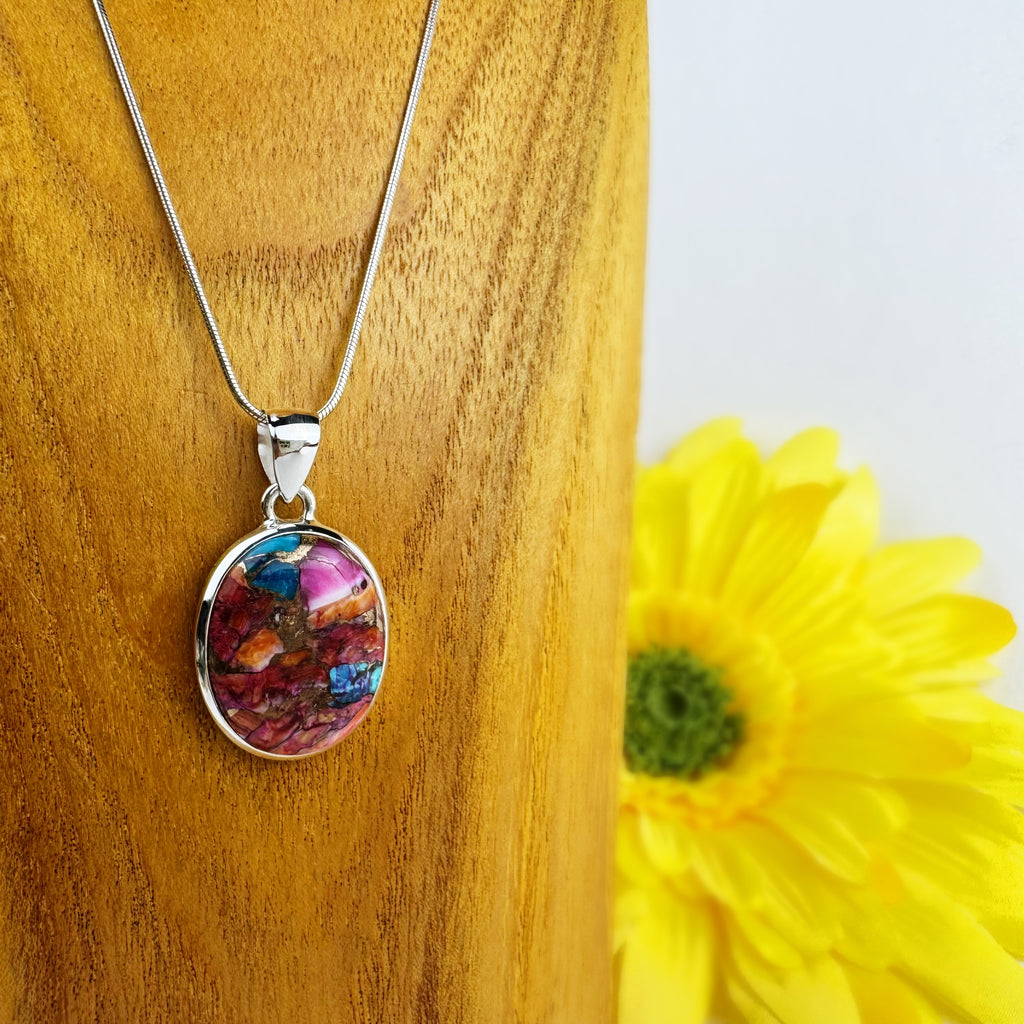 Patchwork Sunrise Pendant - VP442
