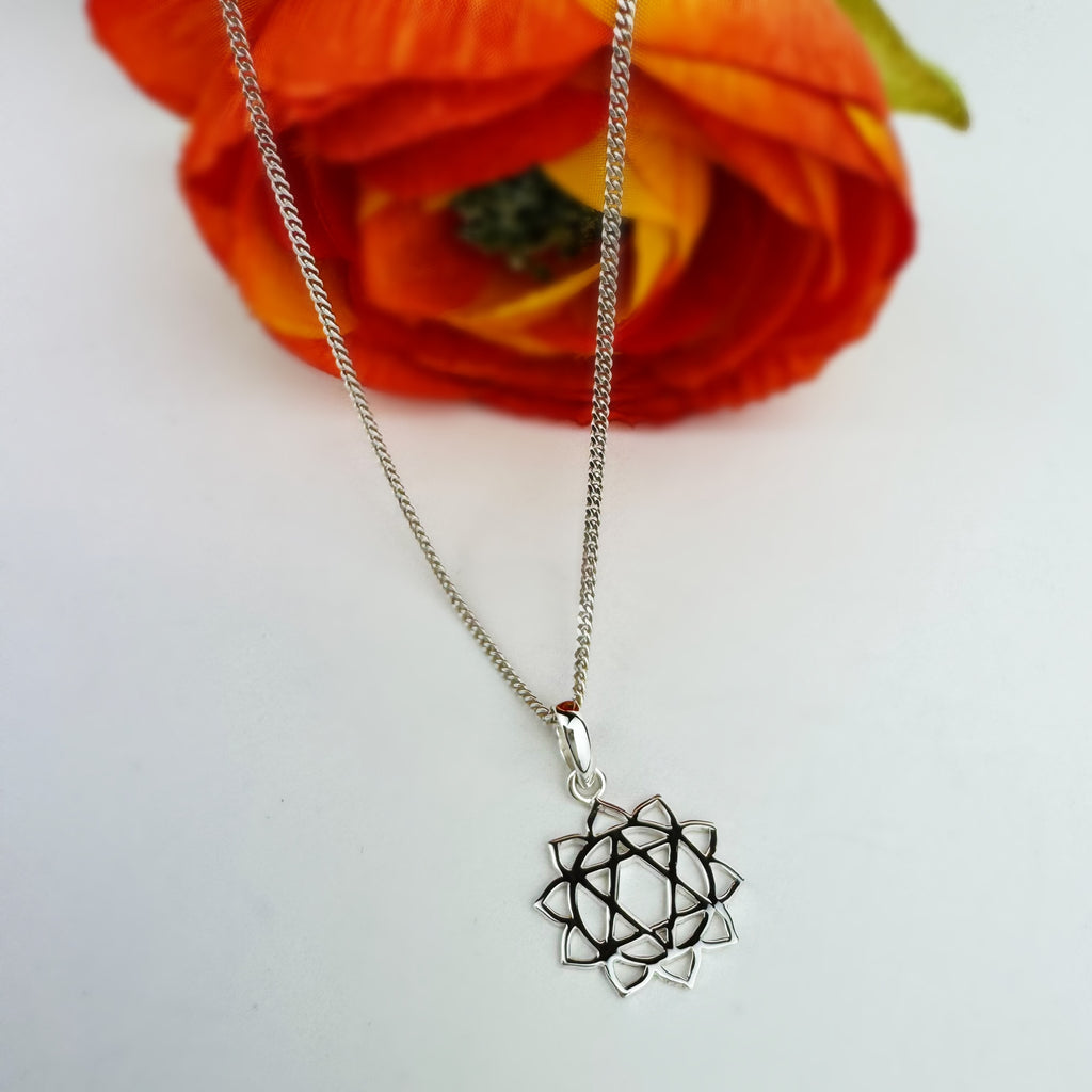 Silver Chakra Pendant -Anahata - VP422
