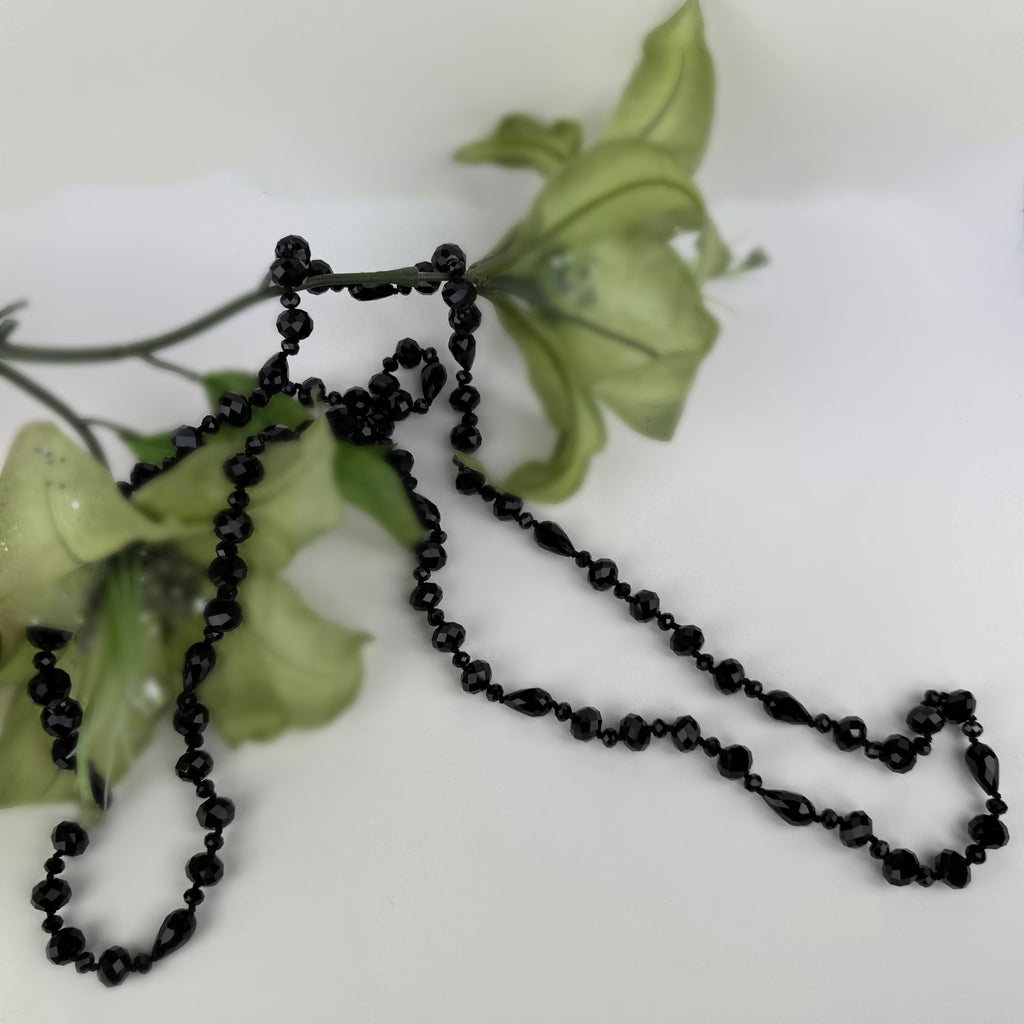 Jet Sparkle Necklace - VNKL255
