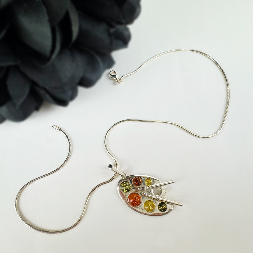 Paint Palette Pendant -VP464
