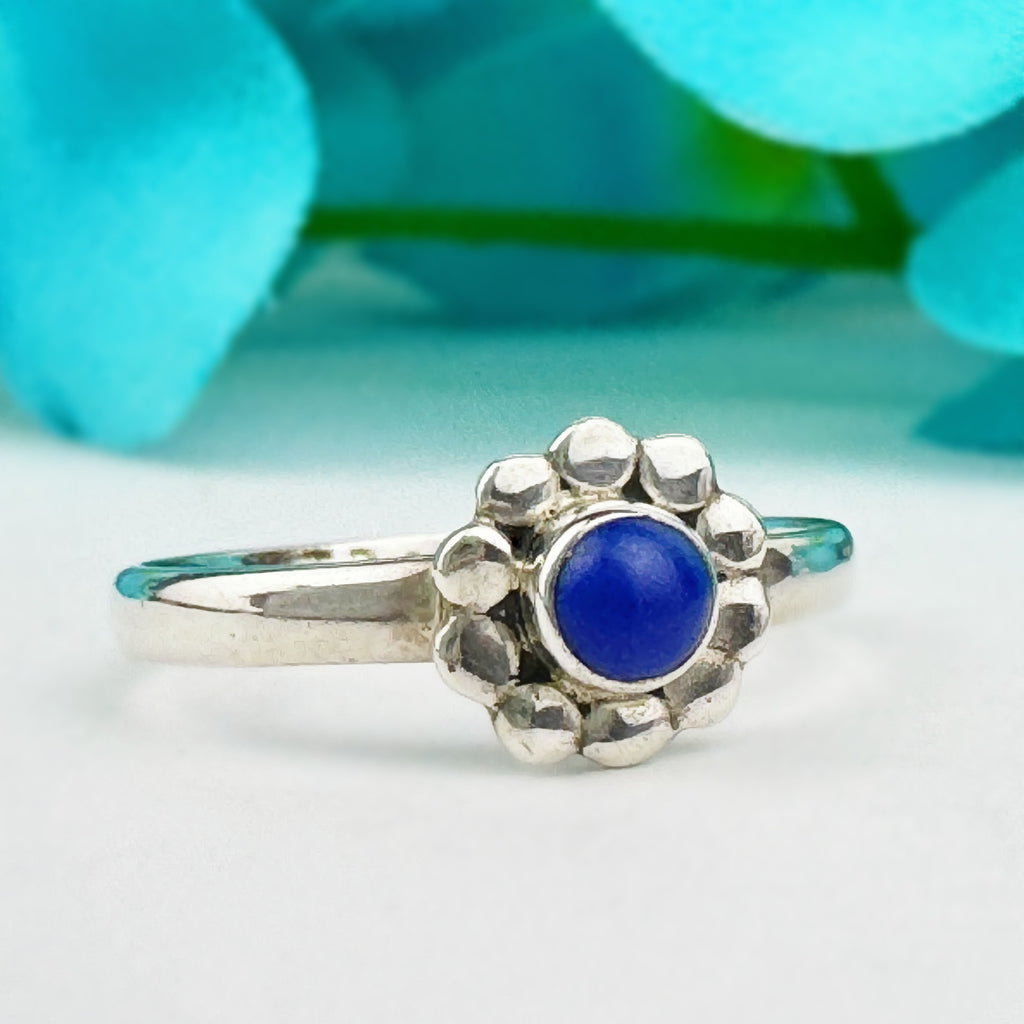 Little Blue Flower Ring - VR230