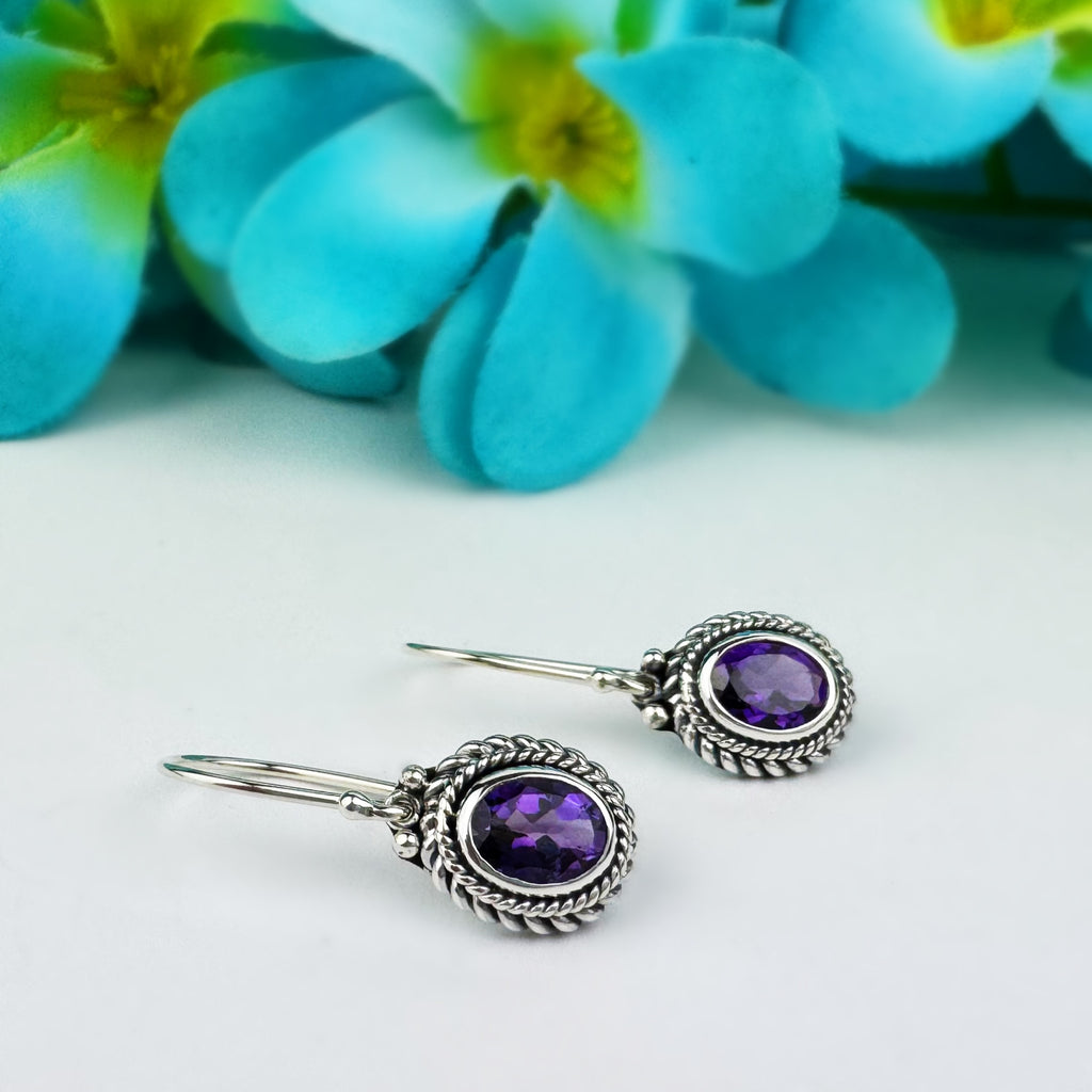 Drop of Blackcurrant Earrings - VE420A