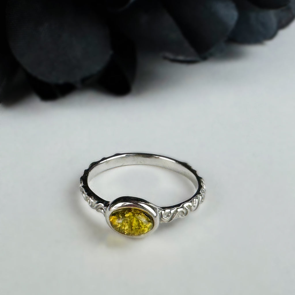 Amber Band Ring - VR236