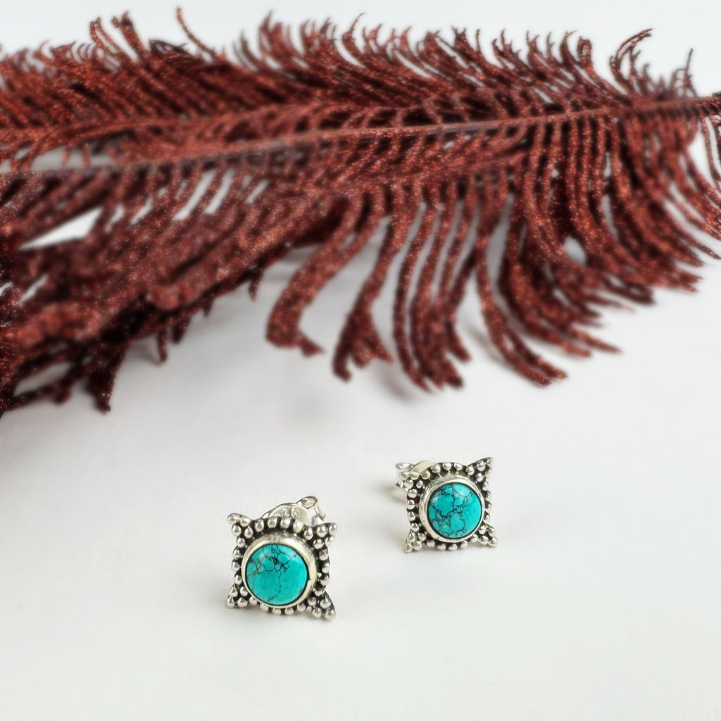 Boho Blue Earrings - VE608