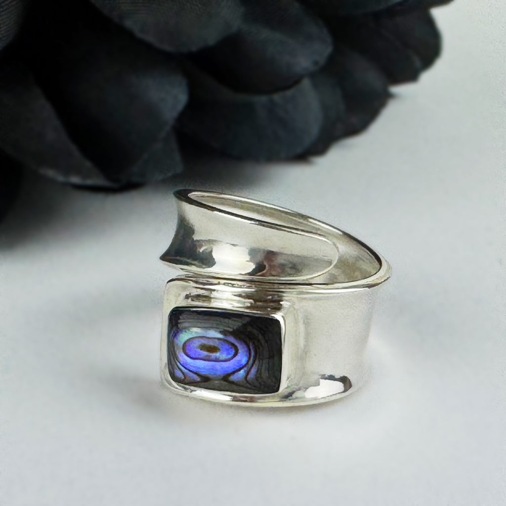 Abalone Wrap Ring - VR423