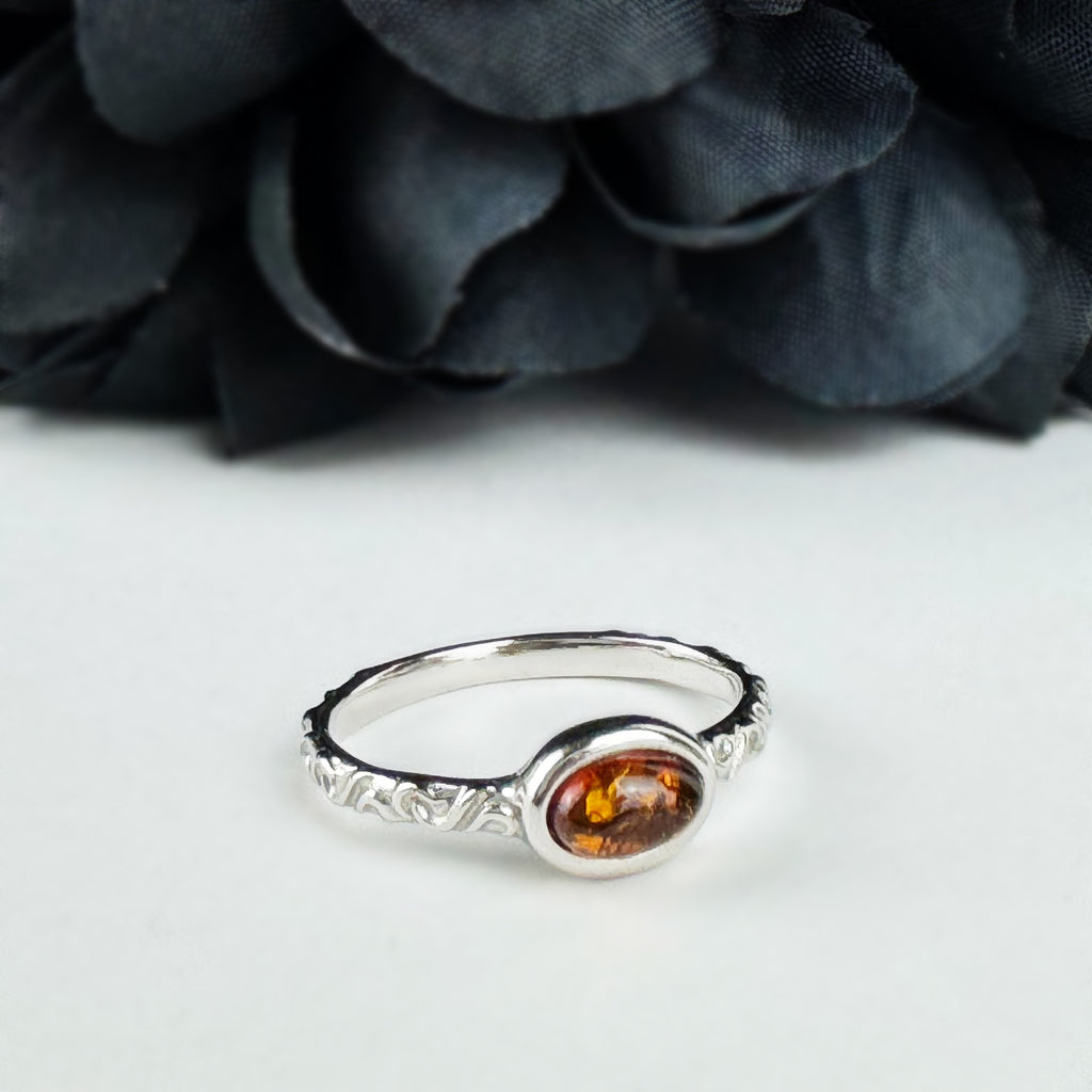 Amber Band Ring - VR236