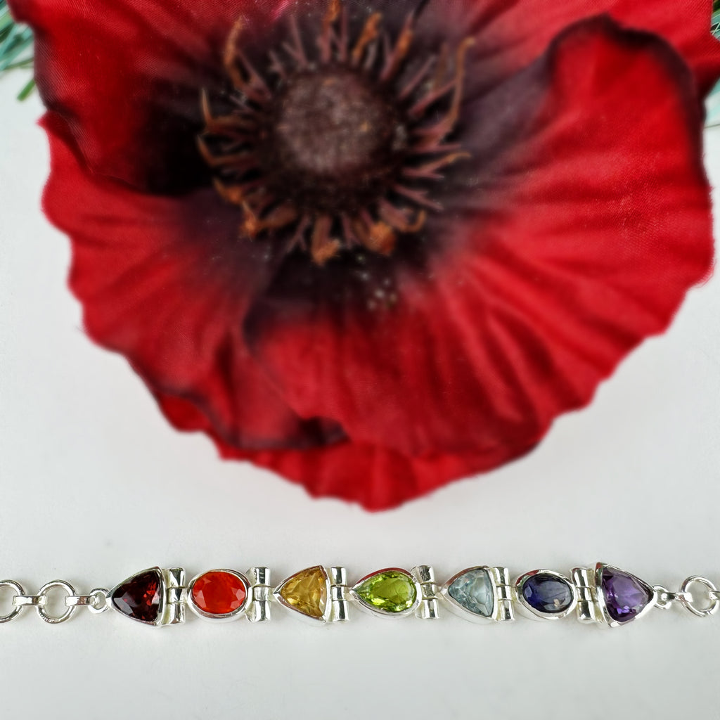 Chakra Gemstone Bracelet - VBRC352