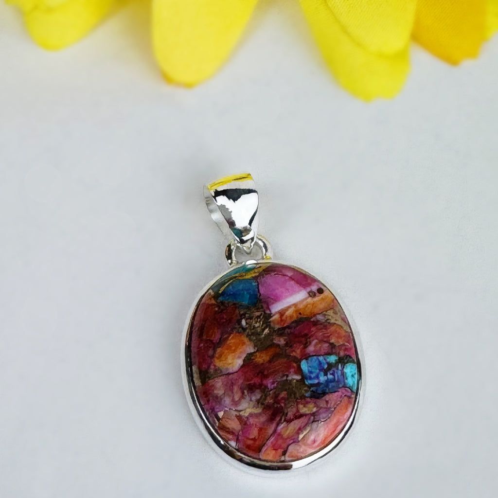 Patchwork Sunrise Pendant - VP442