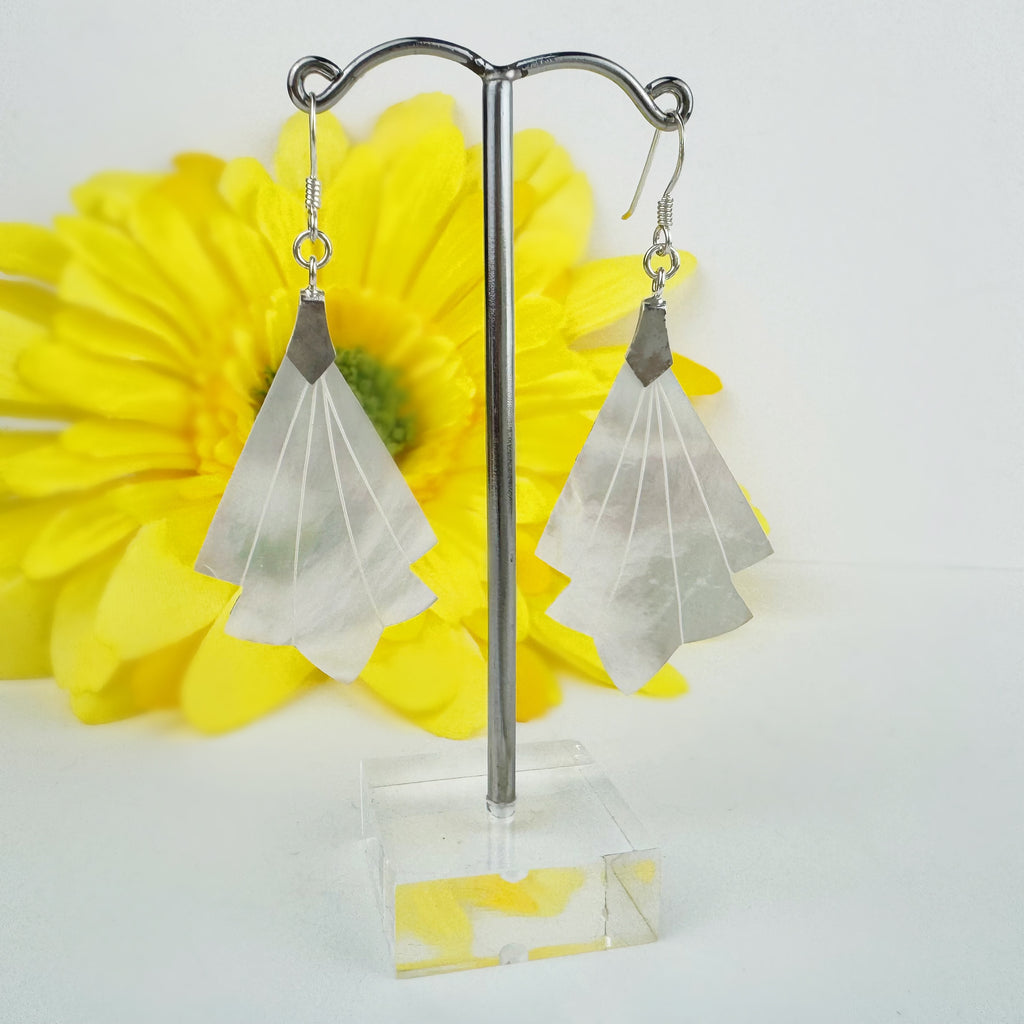 White Wind Earrings -VE125