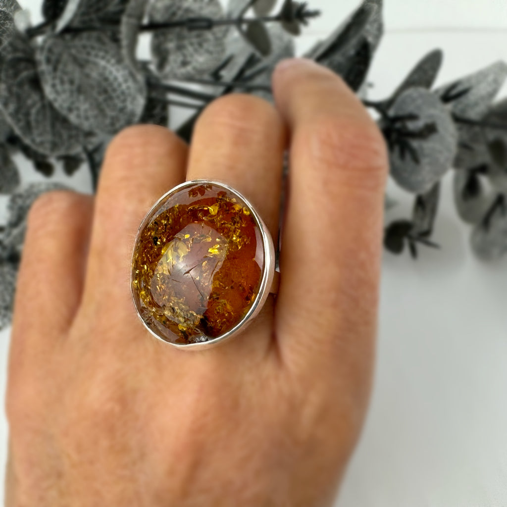 Amber Pool Ring - VR213