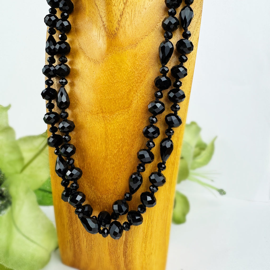 Jet Sparkle Necklace - VNKL255