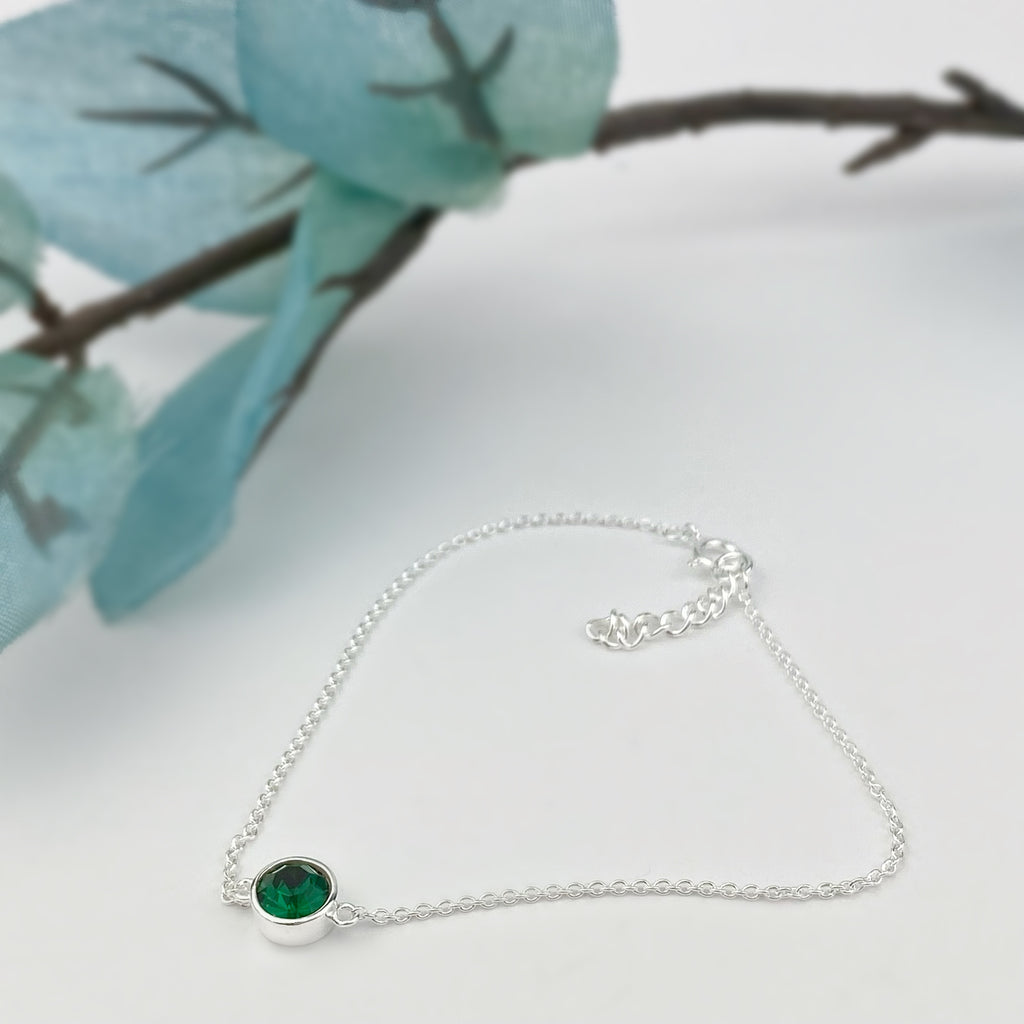 Emerald Sparkle Bracelet (May) - VBRC335M