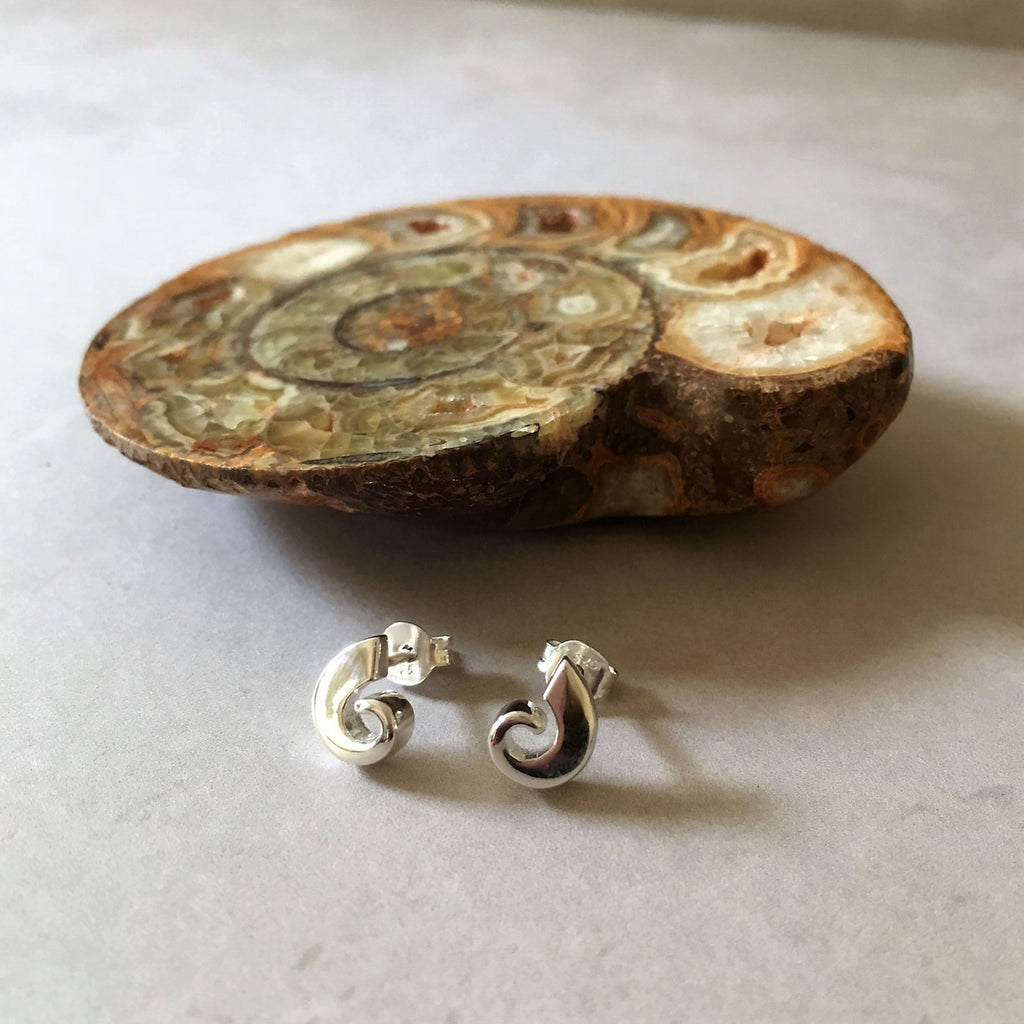 Ammonite Stud Earrings - SE100