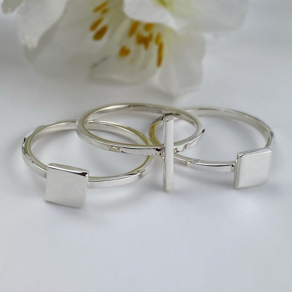 Silver Trio Ring - VR410