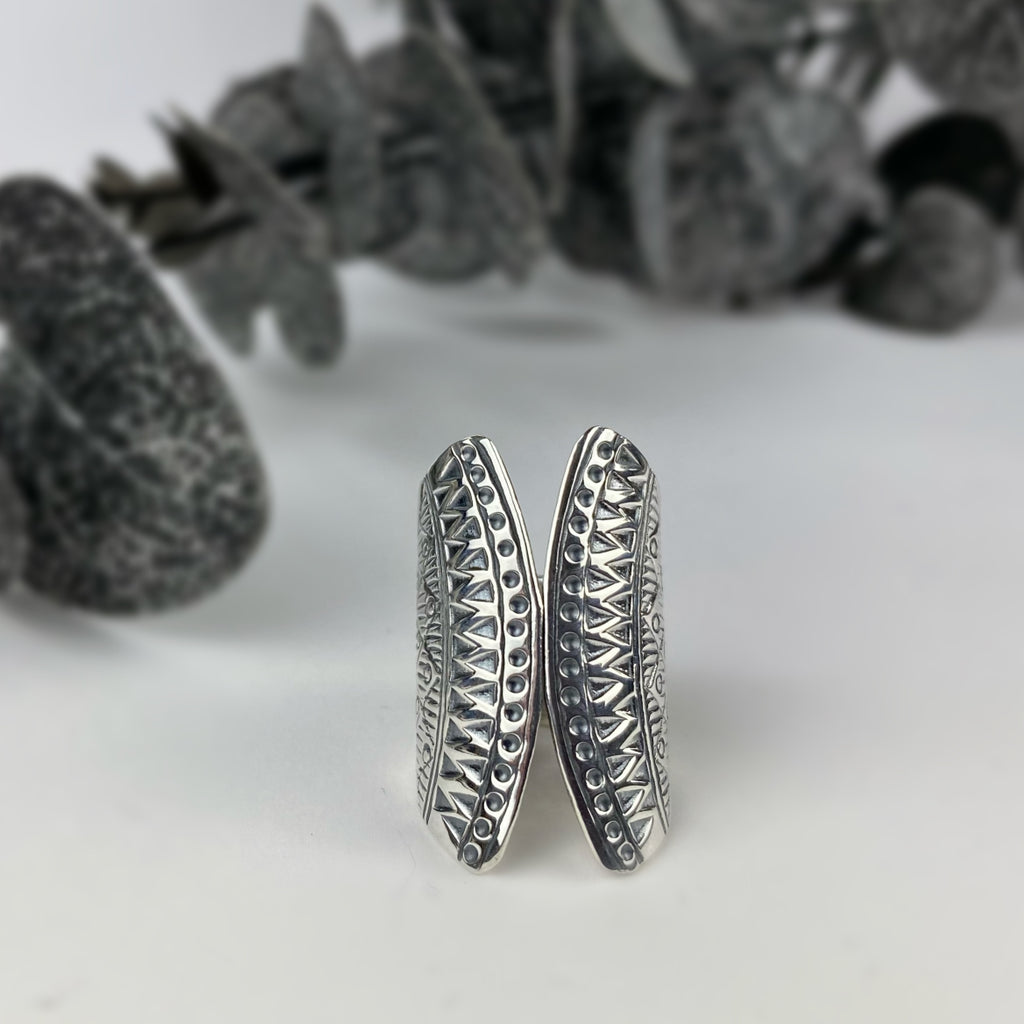 Silver Shield Ring - VR363