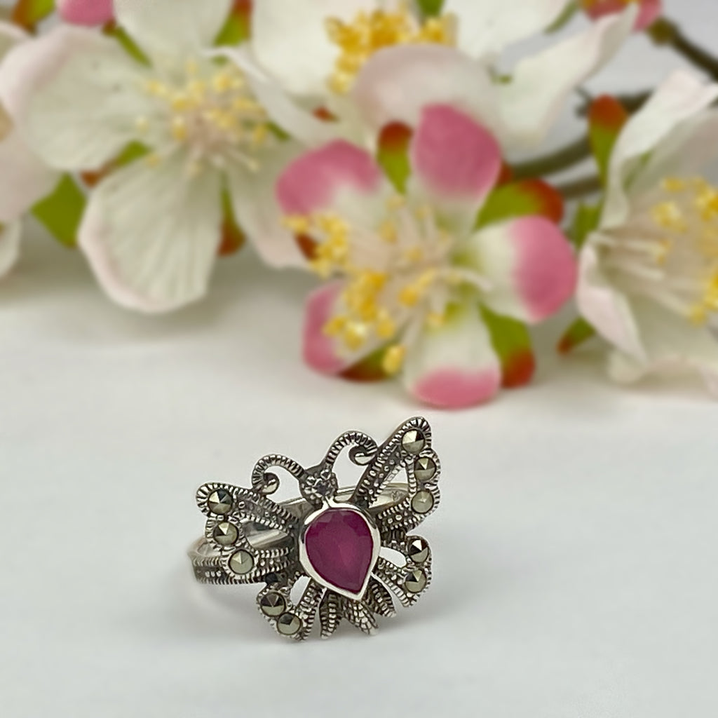Butterfly Sparkle Ring - VR325