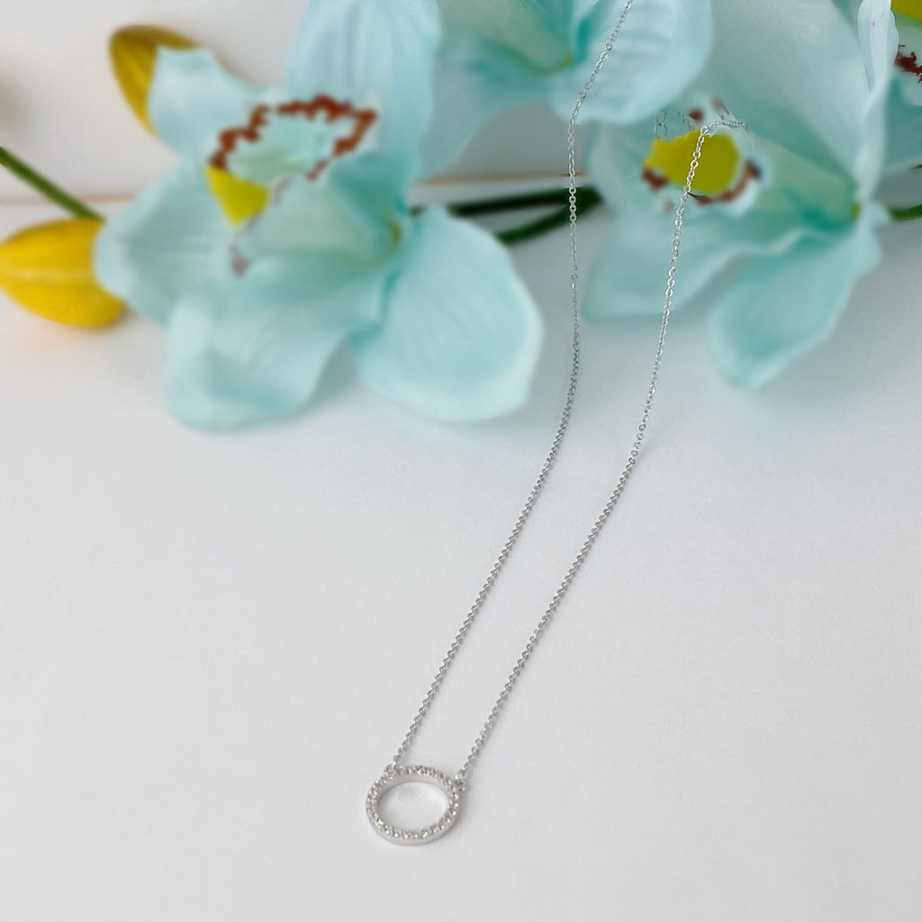 Circlet Sparkle Necklace - SCHN1101
