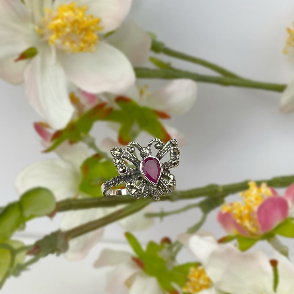 Butterfly Sparkle Ring - VR325