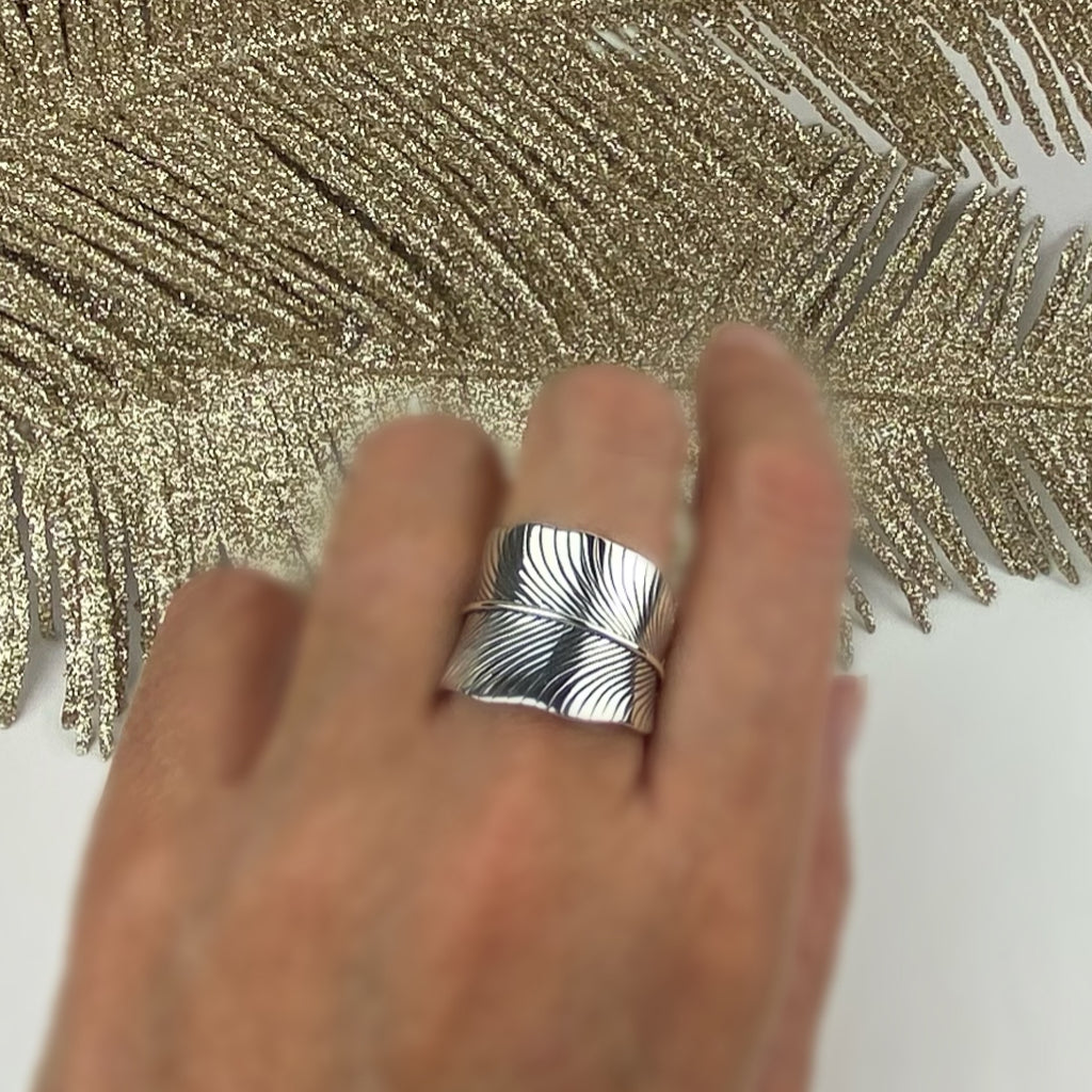 Feather Wrap Ring - VR313