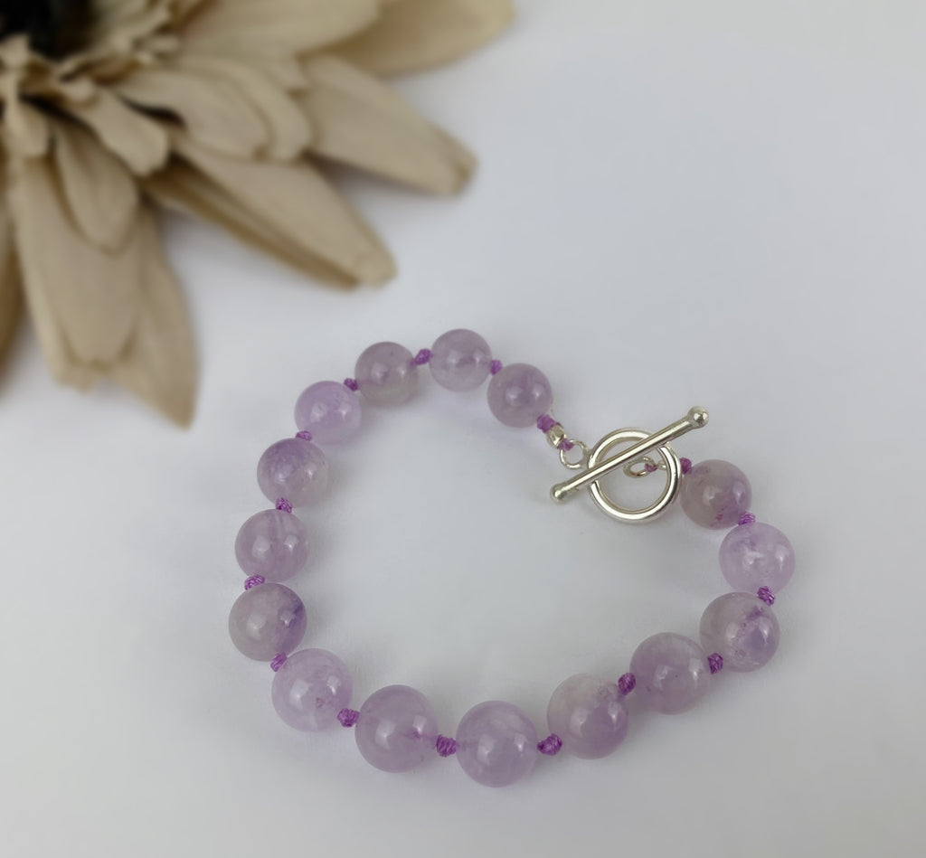 Lavender Bead Bracelet - VBRC281