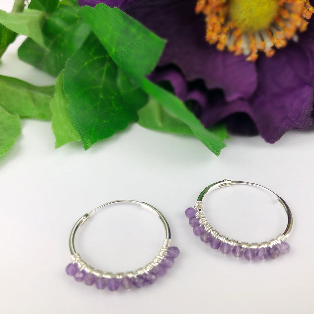 Pansy Purple Hoops - VE4737