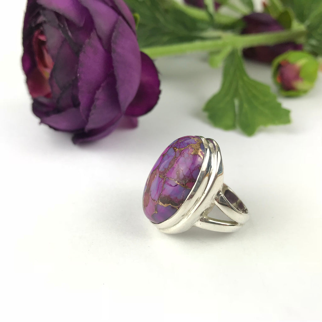 Marbled Violet Ring - SR1218