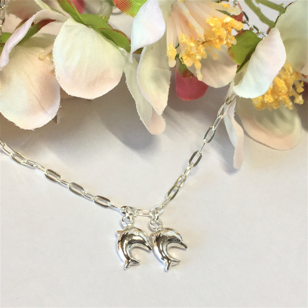 Dancing Dolphins Anklet - VANK115