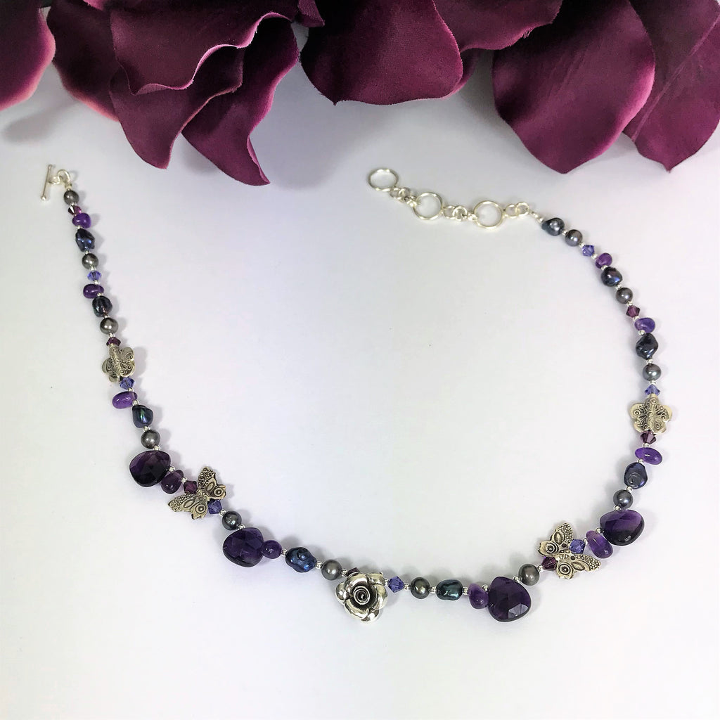 Paradise Purple Necklace - VNKL139